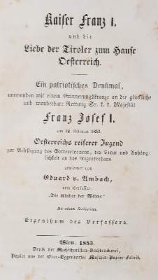 Bild Nr.4: 140-2483 Ambach,E.v.: (Österreich, Einband)