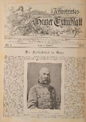 Bild Nr.1: 140-2492 Illustrirtes Grazer Extrablatt.: (Österreich, Graz)