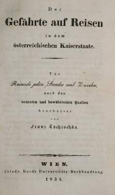 Bild Nr.1: 140-2526 Tschischka,F.: (Österreich)