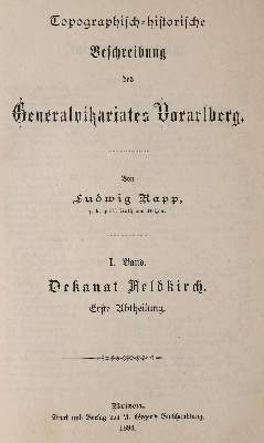 Bild Nr.1: 140-2528 Rapp,L.: (Österreich, Vorarlberg)