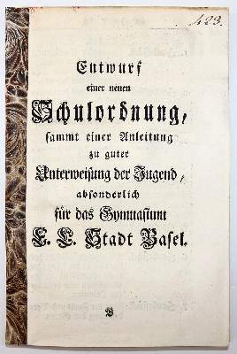 Bild Nr.7: 140-2535 Schulordnung,: (Schweiz, Basel)