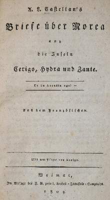 Bild Nr.1: 140-2604 Castellan,A.L.: (Verschiedene Länder - Geschichte, Griechenland)