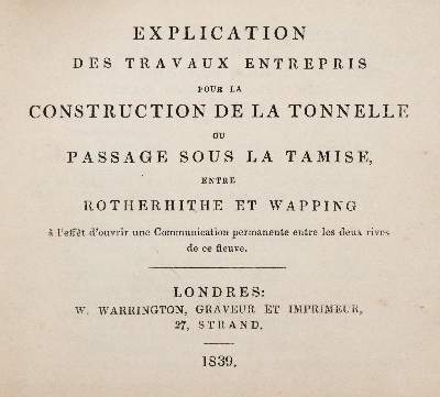 Bild Nr.2: 140-2613 Themse-Tunnel.: (Verschiedene Länder - Geschichte, Grossbritannien)