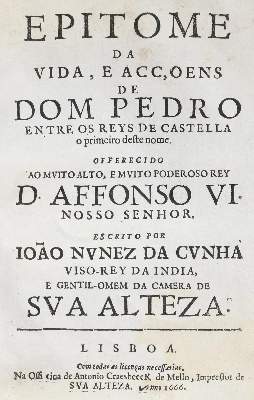 Bild Nr.1: 140-2637 Nunez da Cunha,J.: (Verschiedene Länder - Geschichte, Portugal)
