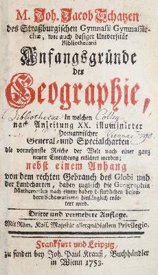 Bild Nr.1: 140-2650 Schatz,J.J.: (Verschiedene Länder - Geschichte)