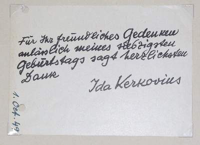 Bild Nr.8: 140-2694 Künstler.: (Autographen)