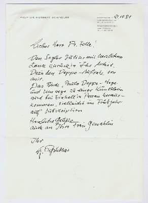 Bild Nr.5: 140-2699 Politik u.a.: (Autographen)