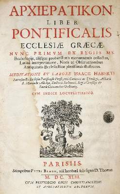 Bild Nr.1: 140-270 Habert,I.: (Alte Drucke, Handschriften und Theologie)