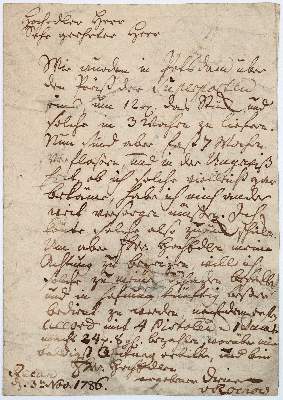 Bild Nr.1: 140-2702 Rochow, Friedrich Eberhard von,: (Autographen)