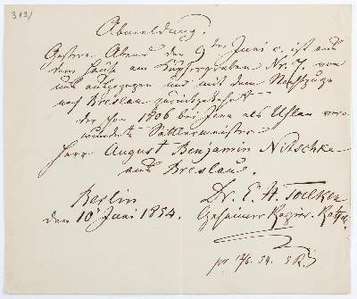 Bild Nr.1: 140-2703 Sammlung: (Autographen)