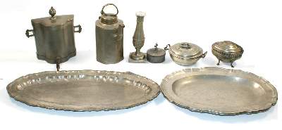 Bild Nr.2: 140-2808 Historische Zinnsammlung: (Varia, Zinn)
