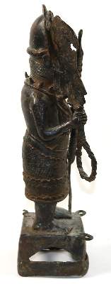 Bild Nr.2: 140-2815 Benin Bronze: (Afrika, Figuren)