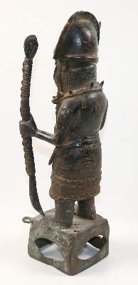 Bild Nr.3: 140-2815 Benin Bronze: (Afrika, Figuren)
