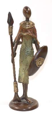Bild Nr.1: 140-2816 Bronzefigur wohl: (Afrika, Figuren)