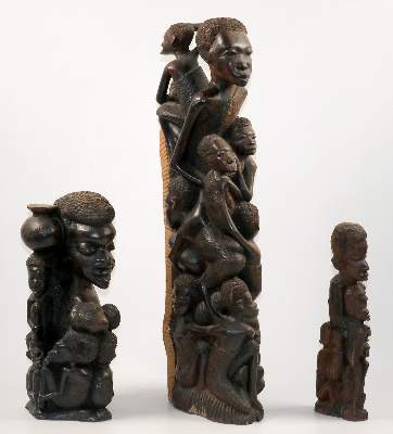 Bild Nr.1: 140-2818 Makonde: (Afrika, Figuren)