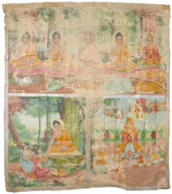 Bild Nr.1: 140-2888 Rollbild (Patua).: (Asiatika, Thangkas)