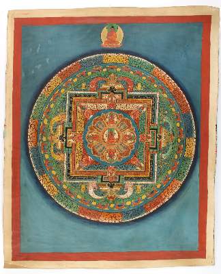 Bild Nr.1: 140-2889 Thangka.: (Asiatika, Thangkas)