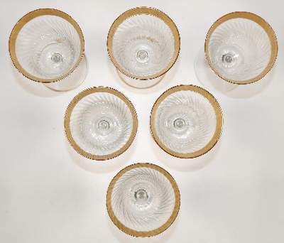 Bild Nr.3: 140-2912 6 Weissweingläser: (Glas)