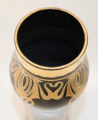 Bild Nr.2: 140-2916 Jugendstilvase: (Glas)
