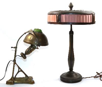 Bild Nr.1: 140-2941 Jugendstil Tischlampe: (Möbel, Lampen)
