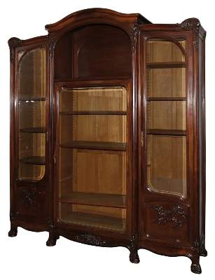 Bild Nr.1: 140-2953 Salonschrank Jugendstil.: (Möbel, Schränke)