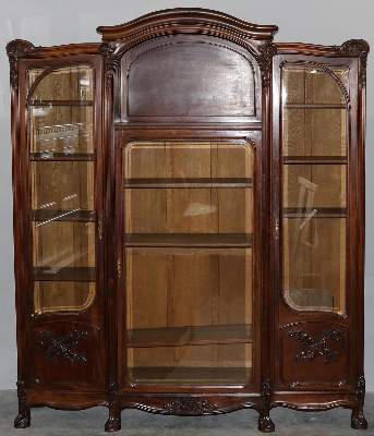 Bild Nr.2: 140-2953 Salonschrank Jugendstil.: (Möbel, Schränke)