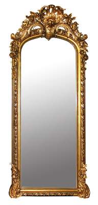 Bild Nr.1: 140-2960 Hallenspiegel im Louis XV-Stil.: (Möbel, Spiegel)