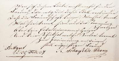 Bild Nr.2: 140-297 Souvenir: (Handschriften, Stammbücher)