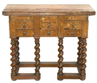 Bild Nr.1: 140-2988 Verwandlungs-Schreibtisch: (Möbel, Tische)