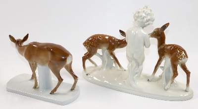 Bild Nr.2: 140-3051 Paar Porzellanfiguren.: (Porzellan u. Keramik)