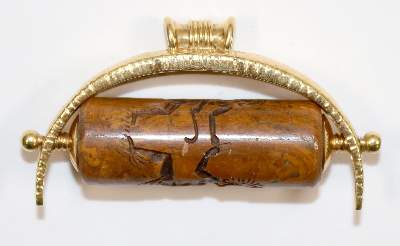 Bild Nr.2: 140-3073 Hethitisches Rollsiegel: (Schmuck, Anhänger)
