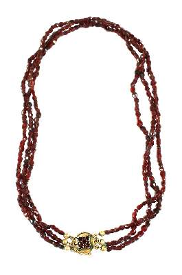 Bild Nr.1: 140-3098 Böhmisches Granatcollier.: (Schmuck, Colliers)