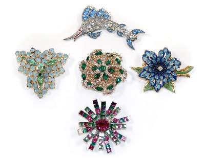 Bild Nr.1: 140-3128 Exzellente Sammlung: (Schmuck, Modeschmuck, 40er-50er Jahre)