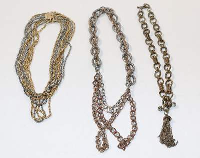 Bild Nr.3: 140-3130 Modeschmuck Ketten.: (Schmuck, Modeschmuck, 40er-50er Jahre)
