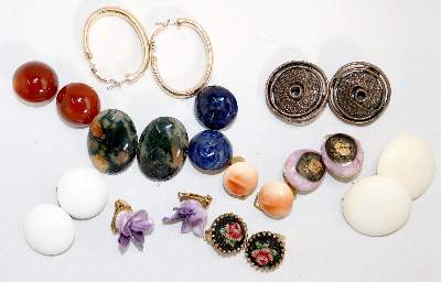 Bild Nr.2: 140-3139 Ohrclips Sammlung.: (Schmuck, Ohrringe)