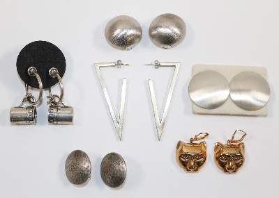 Bild Nr.3: 140-3139 Ohrclips Sammlung.: (Schmuck, Ohrringe)