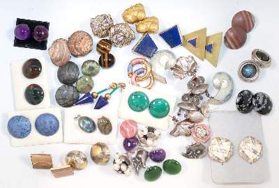 Bild Nr.4: 140-3139 Ohrclips Sammlung.: (Schmuck, Ohrringe)