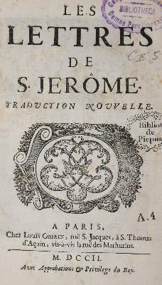Bild Nr.1: 140-314 Hieronymus,S.E.: (Alte Drucke, Handschriften und Theologie)