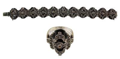 Bild Nr.3: 140-3145 Prächtige Demi Parure: (Schmuck)