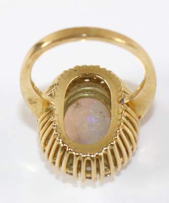 Bild Nr.3: 140-3159 Opalring mit 20: (Schmuck, Ringe)