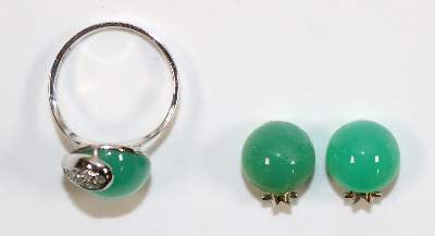 Bild Nr.2: 140-3160 Ring u. Ohrclips: (Schmuck)
