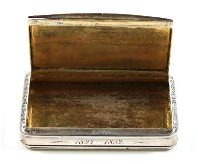 Bild Nr.2: 140-3192 Tabatiere 1852.: (Silber, Dosen)