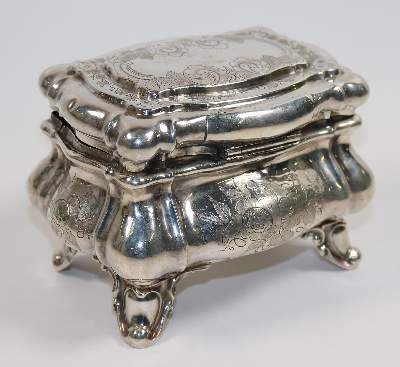 Bild Nr.1: 140-3196 Zuckerdose wohl: (Silber, Dosen)