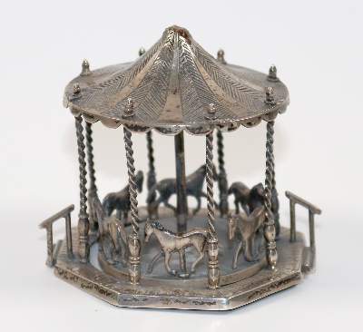 Bild Nr.1: 140-3209 Karussell,: (Silber, Miniaturen)