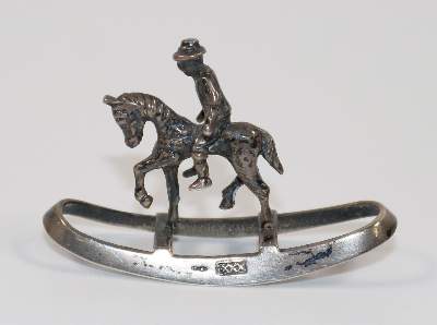 Bild Nr.2: 140-3220 Reiter zu Pferd: (Silber, Miniaturen)