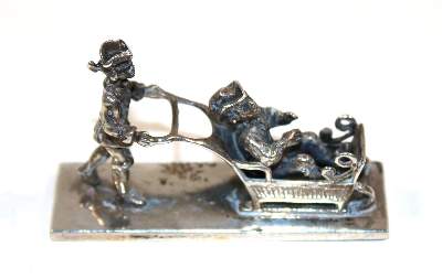 Bild Nr.1: 140-3222 Schlittenfahrt.: (Silber, Miniaturen)