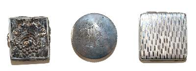 Bild Nr.1: 140-3235 Drei Pillendosen: (Silber, Pillendosen)
