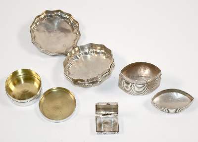Bild Nr.2: 140-3236 Pillendosen, Silberdosen.: (Silber, Pillendosen)