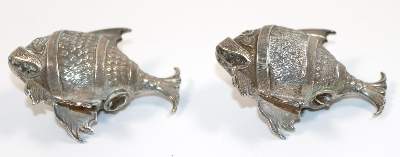 Bild Nr.2: 140-3243 Fische, Silber: (Silber, Salieren)