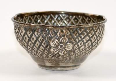 Bild Nr.1: 140-3254 Türkei Silberschale: (Silber)